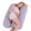 Women's U Shaped Full Body Pregnancy Pillow with Side Sleeping Support and Back Pain Relief - Image 5