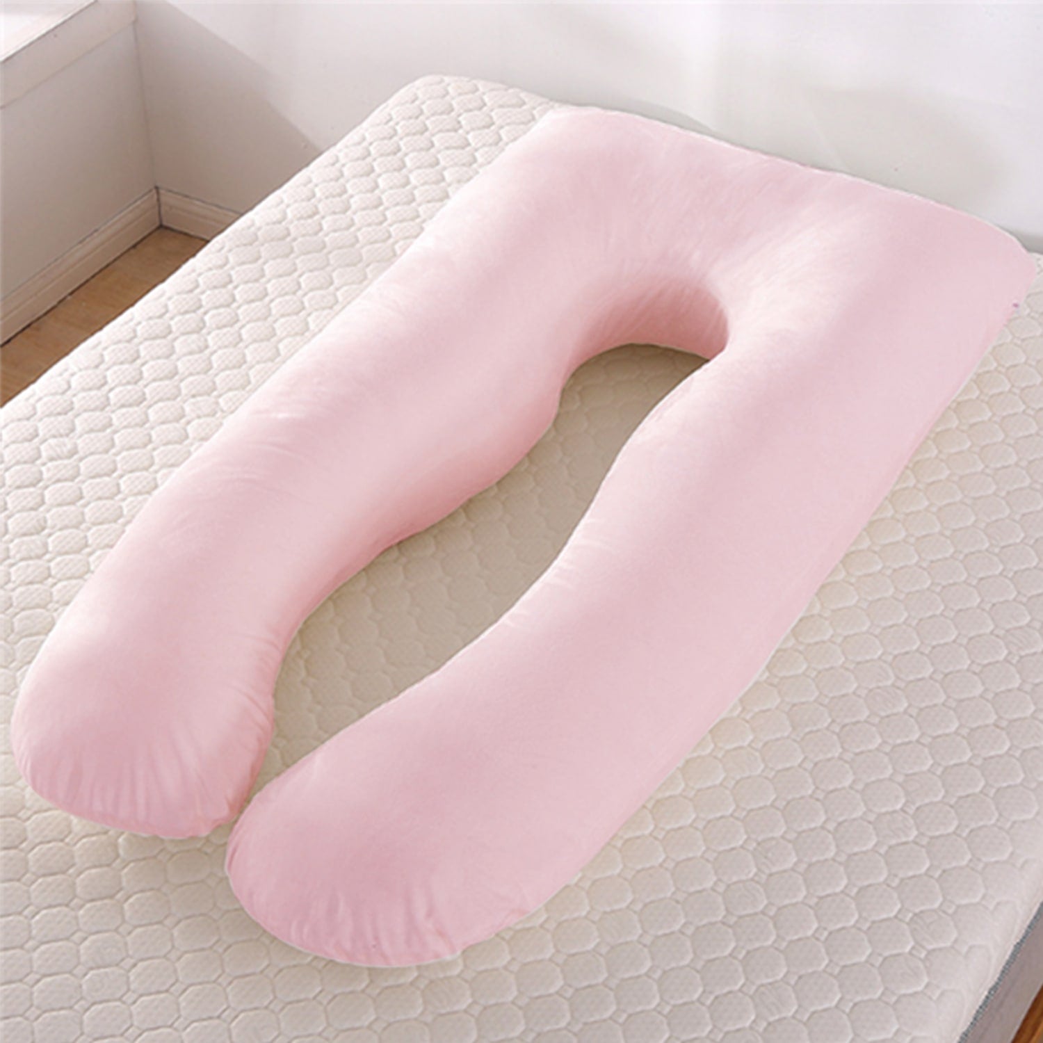 Women's U Shaped Full Body Pregnancy Pillow with Side Sleeping Support and Back Pain Relief - Image 8