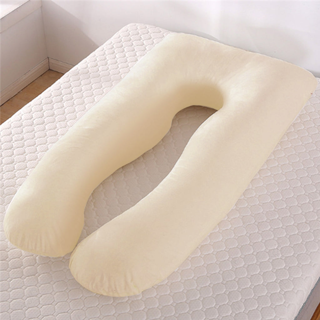 Women's U Shaped Full Body Pregnancy Pillow with Side Sleeping Support and Back Pain Relief - Image 9