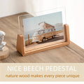 Wood Picture Frame 12x18 and 11x17 Modern Tabletop Display with Clear Acrylic Panels - Image 11