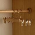 Wooden Hangers with Shoulders and Bar for Suits and Coats - Image 1