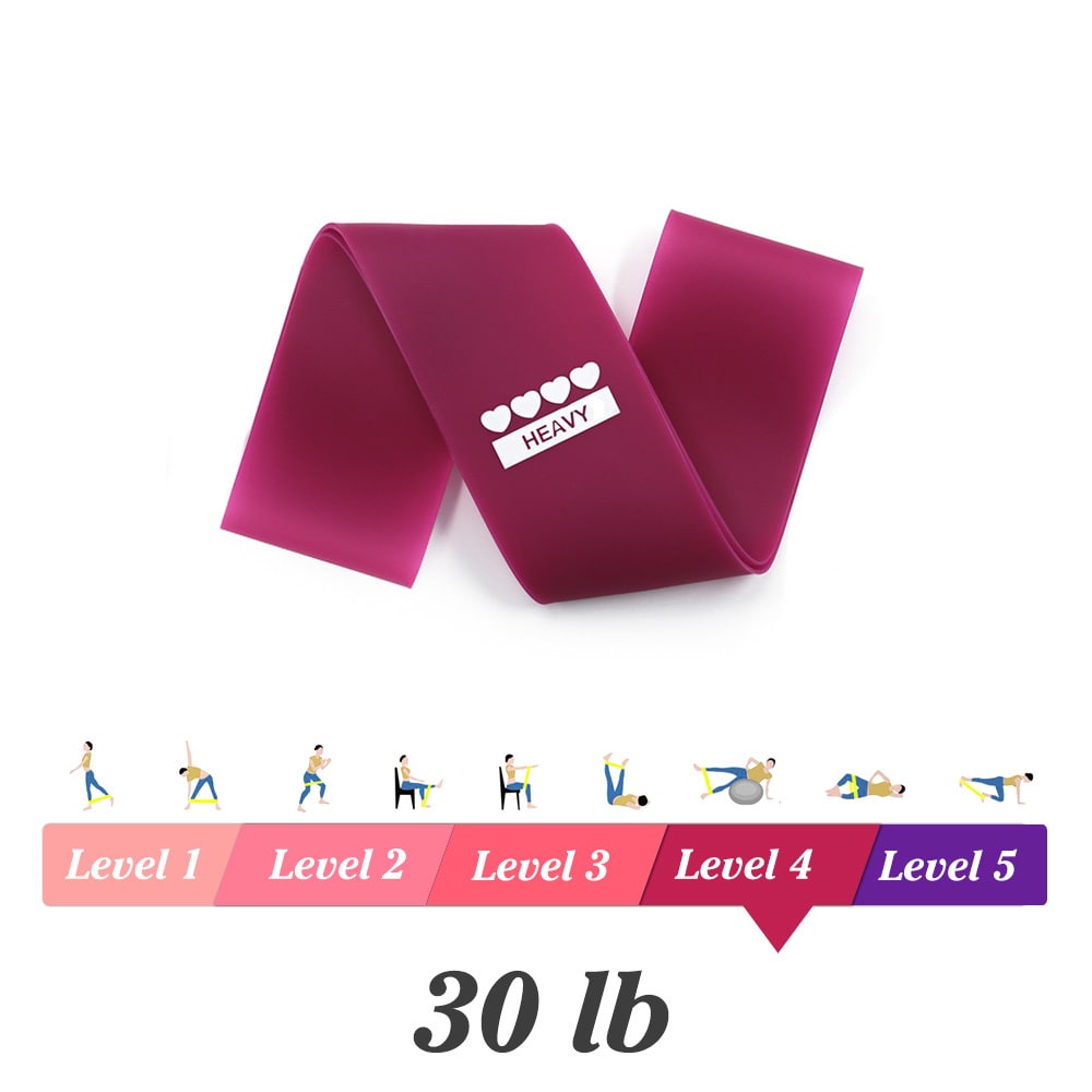 Workout Resistance Bands with Handles and Loop Design for Exercise Elastic Training - Image 11