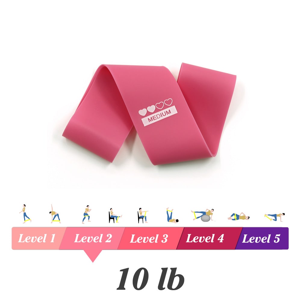 Workout Resistance Bands with Handles and Loop Design for Exercise Elastic Training - Image 12