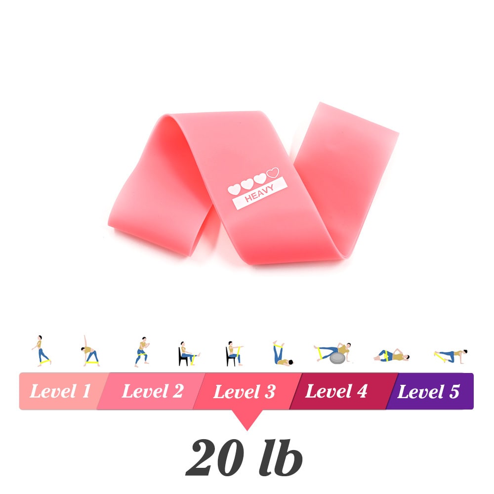 Workout Resistance Bands with Handles and Loop Design for Exercise Elastic Training - Image 5