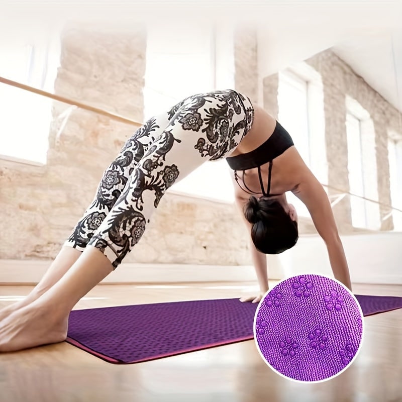 Yoga Mat Towel Microfiber Non Slip Grip Dots Portable Quick Dry Non-slip - Image 3