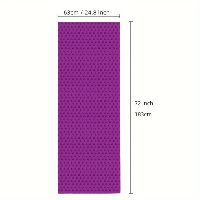 Yoga Mat Towel Microfiber Non Slip Grip Dots Portable Quick Dry Non-slip - Image 5