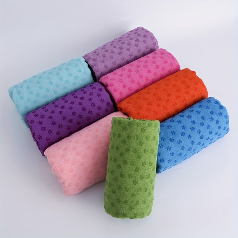 Yoga Mat Towel Microfiber Non Slip Grip Dots Portable Quick Dry Non-slip - Image 6