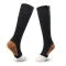 Zipper Compression Socks with Open Toe and Knee High Graduated Support for Travel - Image 15