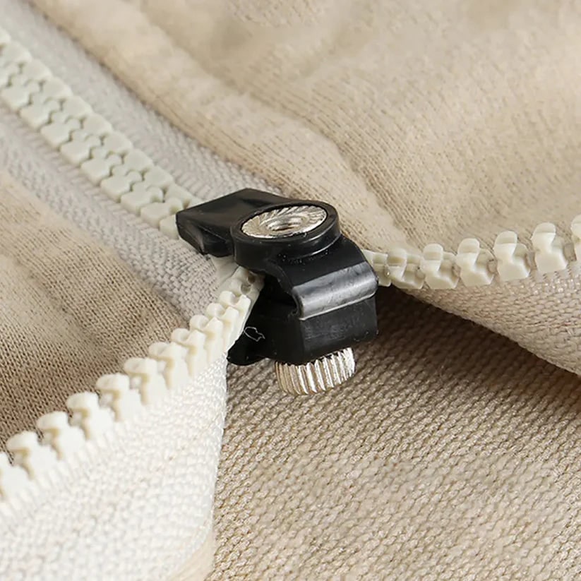 Zipper Replacement Slider for Broken Repair with Universal Fit and Thumbscrew Clamp - Image 2